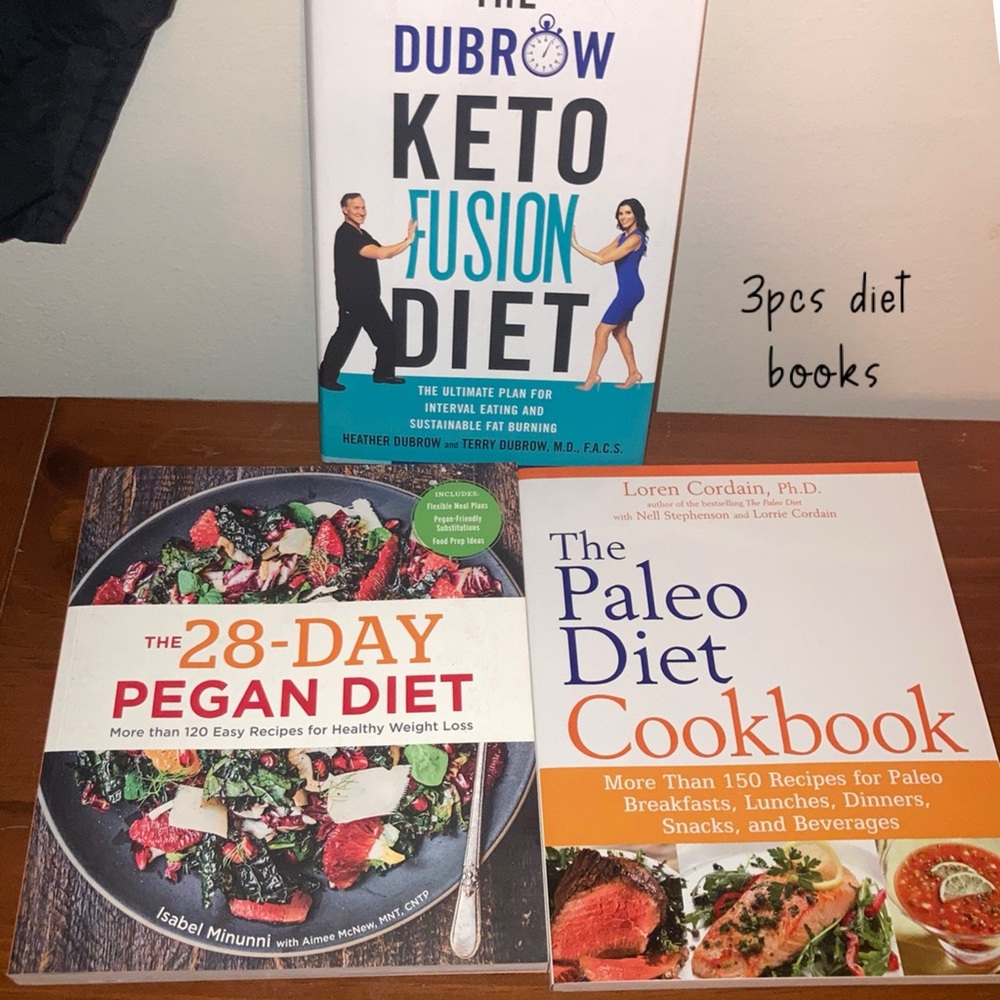 3 Diet Books Keto Fusion Paleo Pegan Healthy Weight Loss